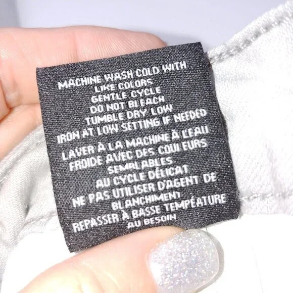 Hudson Girls Straight Leg Jeans Size 14 Gray Stretch Mid Rise Denim - Picture 5 of 12